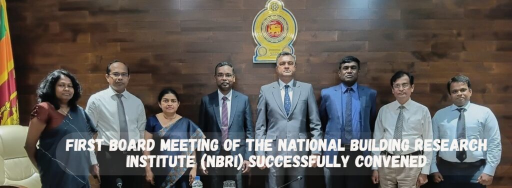 First Board Meeting of the National Building Research Institute (NBRI) Successfully Convened